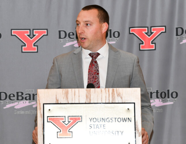 YSU officially introduces Faulkner as program's 14th men's basketball head coach